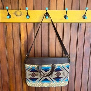 Pendleton Laptop Bag with Leather Straps